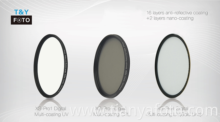 30-105mm 2 layerscoating camera MC UV filter